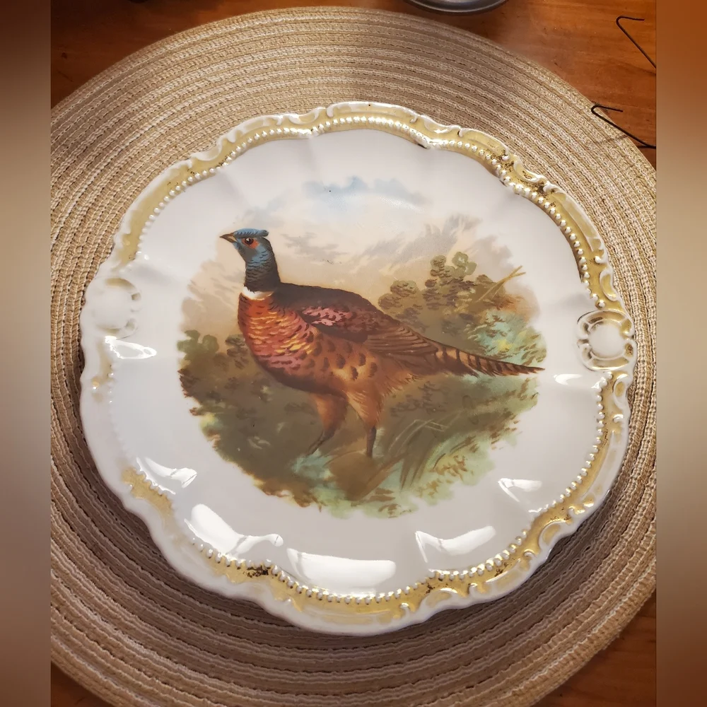 Bavarian Vintage Decorative plate , early 1900s - Picture 5 of 12